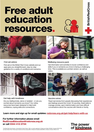 Adult Education Resources poster