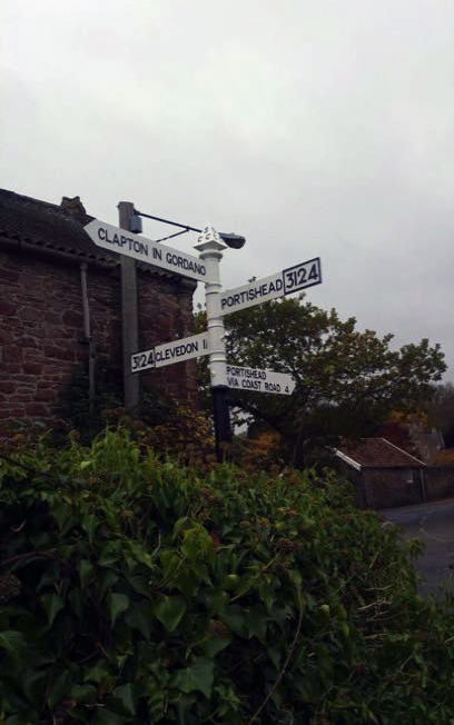 Moor Lane Fingerpost sign